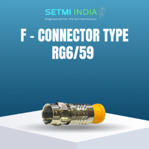 F-CONNECTOR (COMPRESS TYPE RG6/59)