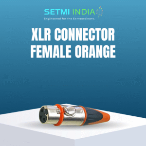 XLR CONNECTOR FEMALE ORANGE