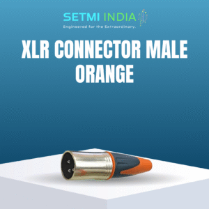 XLR CONNECTOR MALE ORANGE