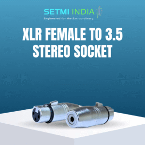 XLR FEMALE TO 3.5 STEREO SOCKET