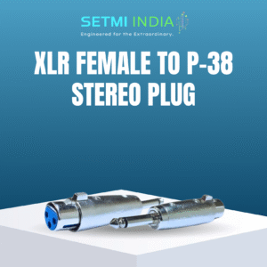 XLR FEMALE TO P-38 STEREO PLUG