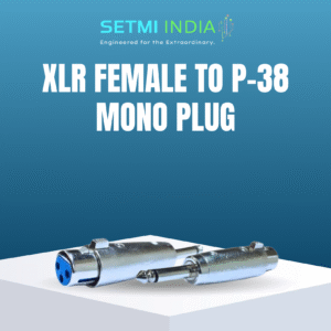 XLR FEMALE TO P-38 MONO PLUG