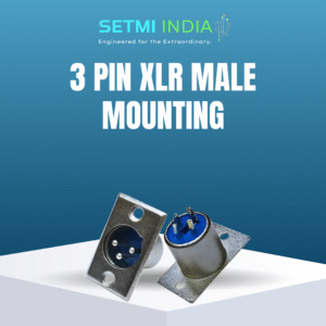 3 PIN XLR MALE MOUNTING