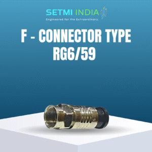 F-CONNECTOR (COMPRESS TYPE RG6/59)