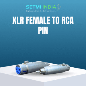 XLR FEMALE TO RCA PIN