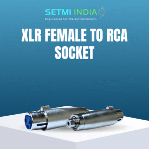 XLR FEMALE TO RCA SOCKET