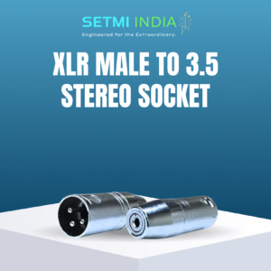 XLR MALE TO 3.5 STEREO SOCKET