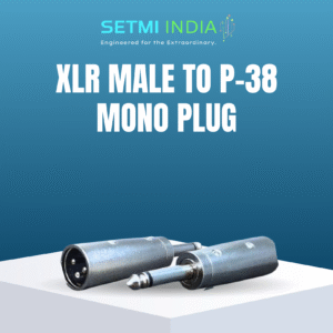XLR MALE TO P-38 MONO PLUG