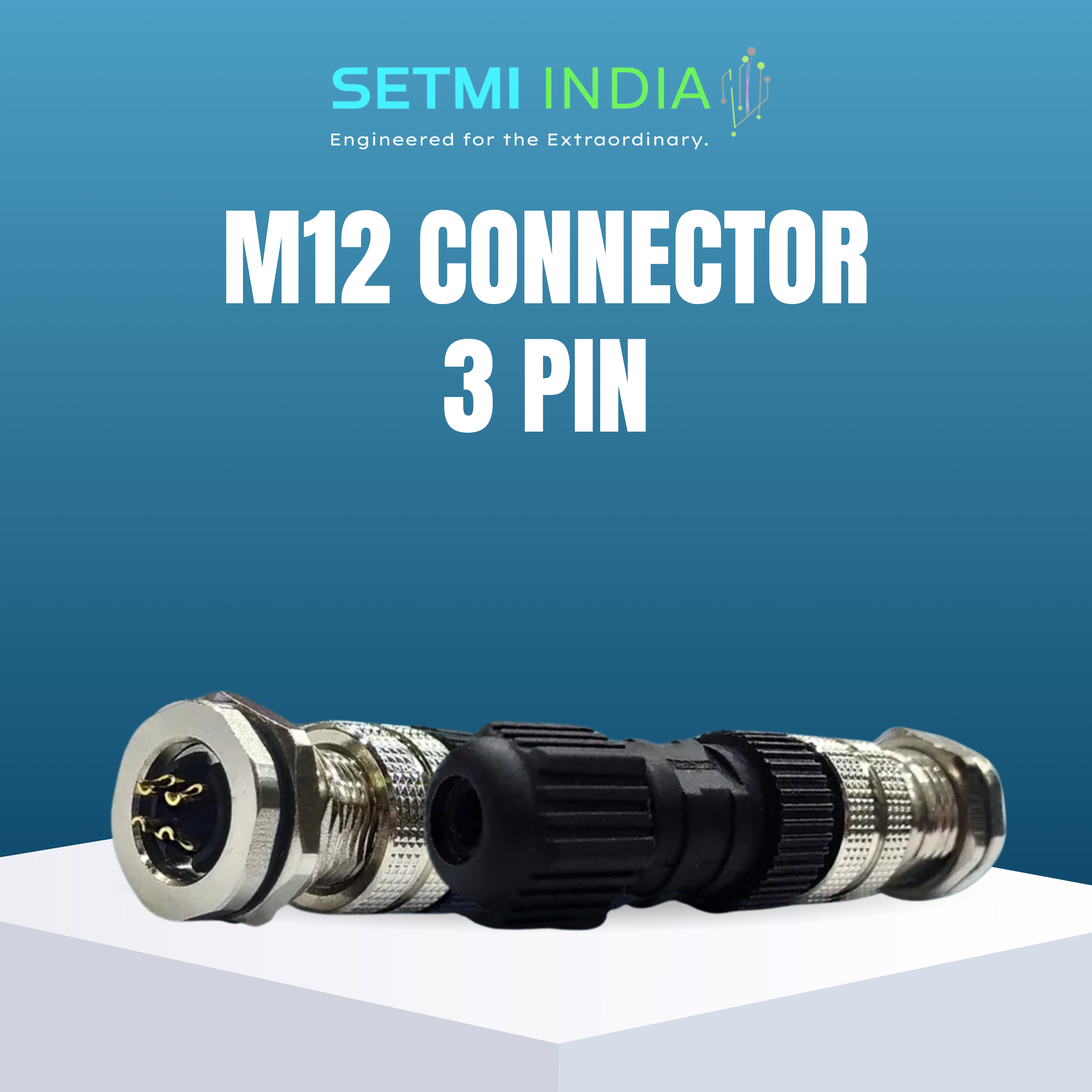 M12 Connector 3- Pin