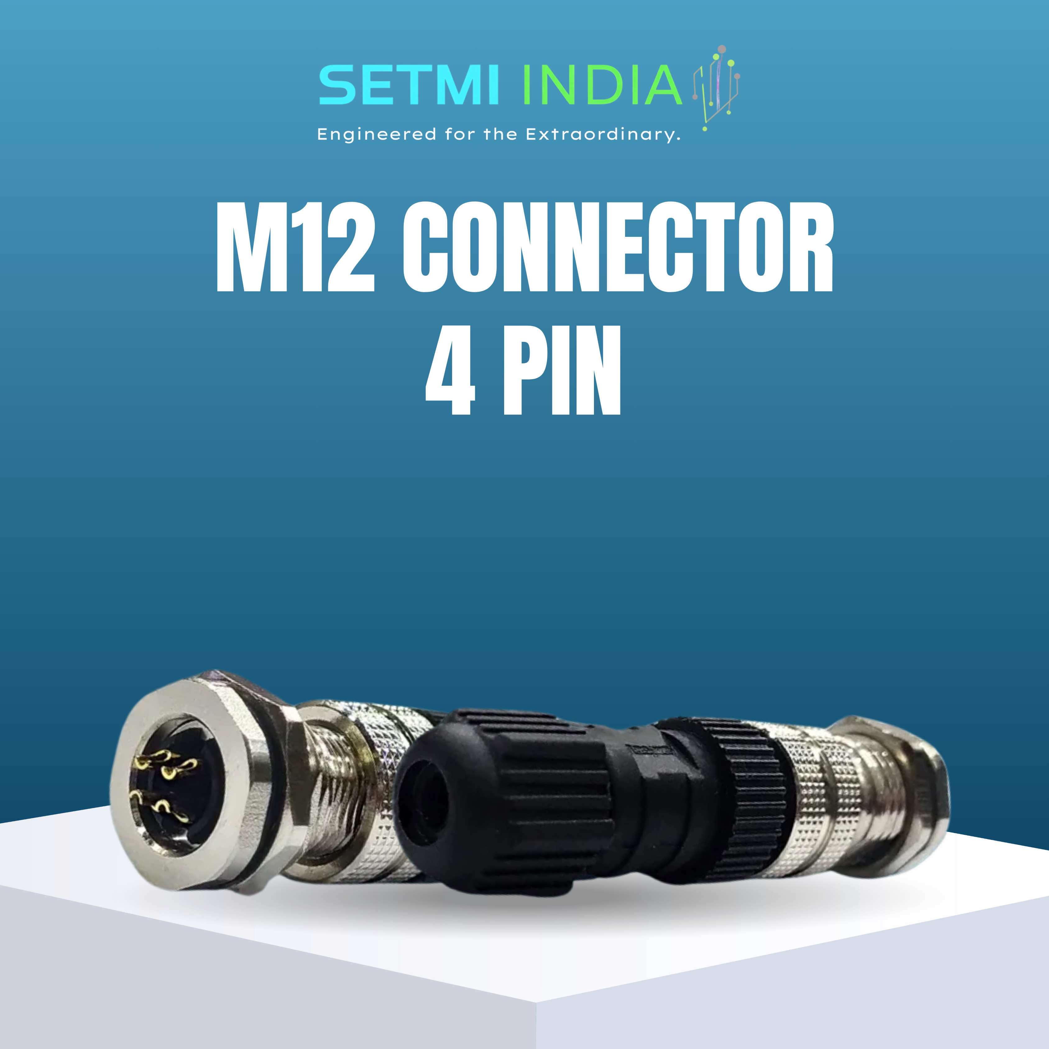 M12 Connector 4- Pin