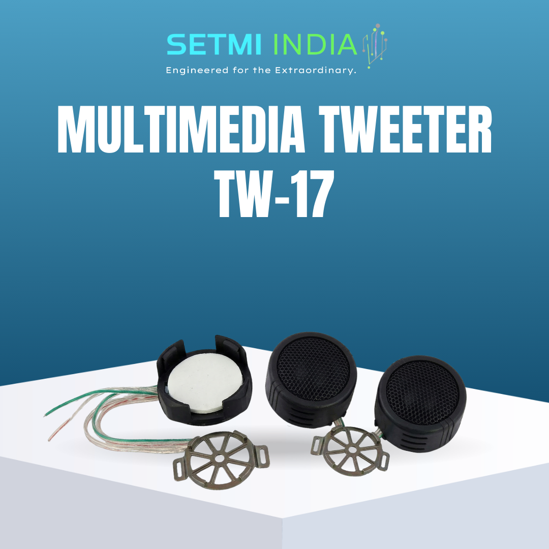 TW-17 Multimedia Tweeters - Premium High-Frequency Audio Tweeter for Car Dash & Custom Door Speaker Builds