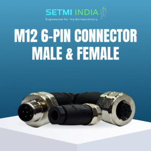 M12 6-Pin Connector Male & Female