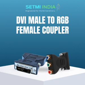 DVI MALE TO RGB FEMALE COUPLER