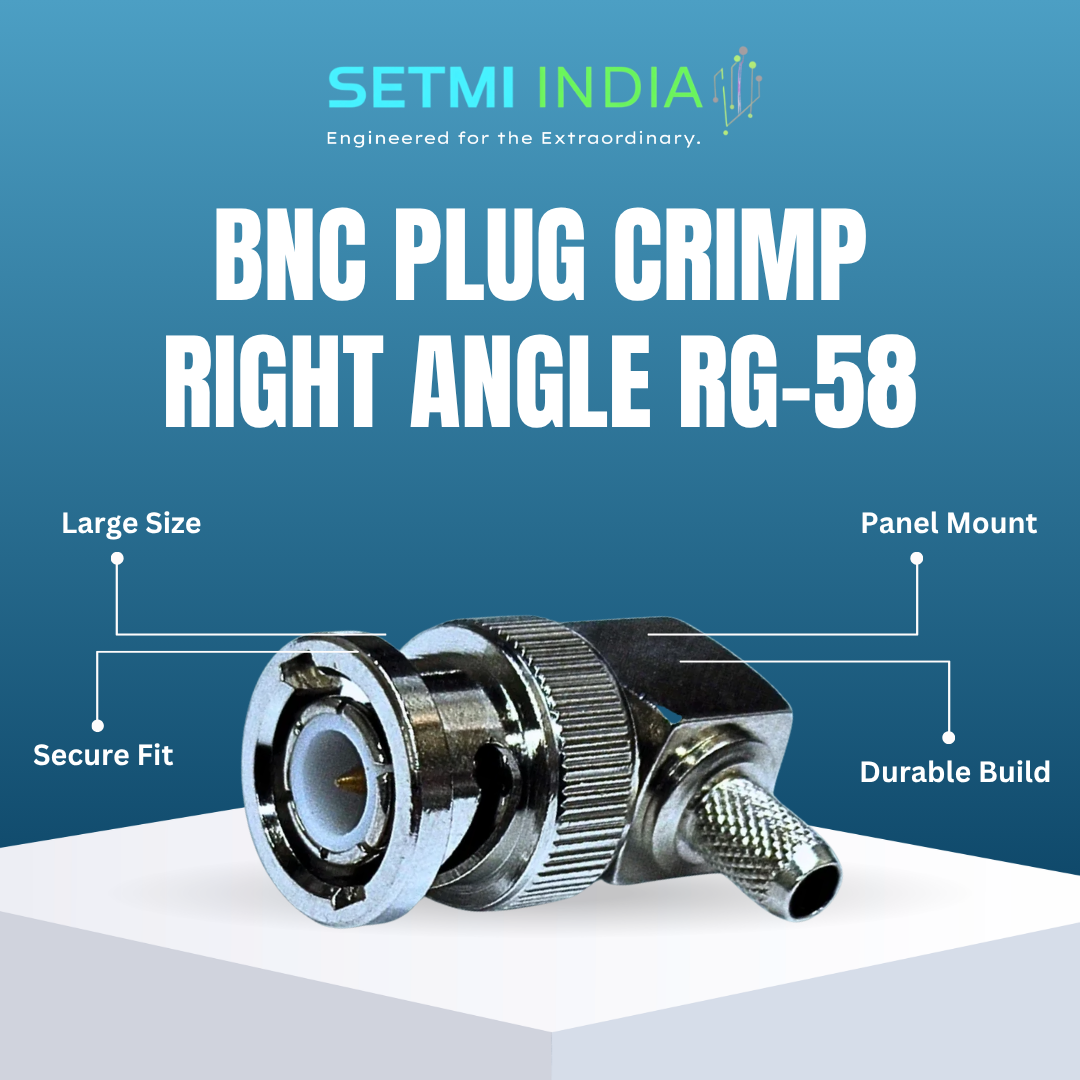 BNC Plug Crimp RG-58 Right Angle - Image 3