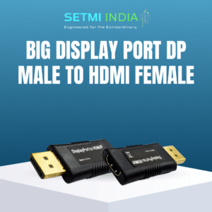BIG DISPLAY PORT DP MALE TO HDMI FEMALE, 4K ADAPTER MINI CONVERTER FOR PC TV
