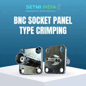 BNC SOCKET PANEL TYPE CRIMPING