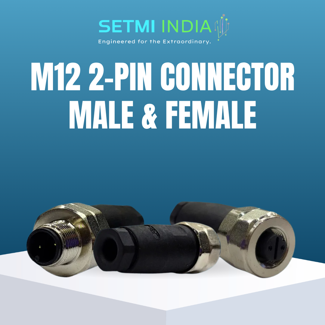 M12 2-Pin Connector Male & Female