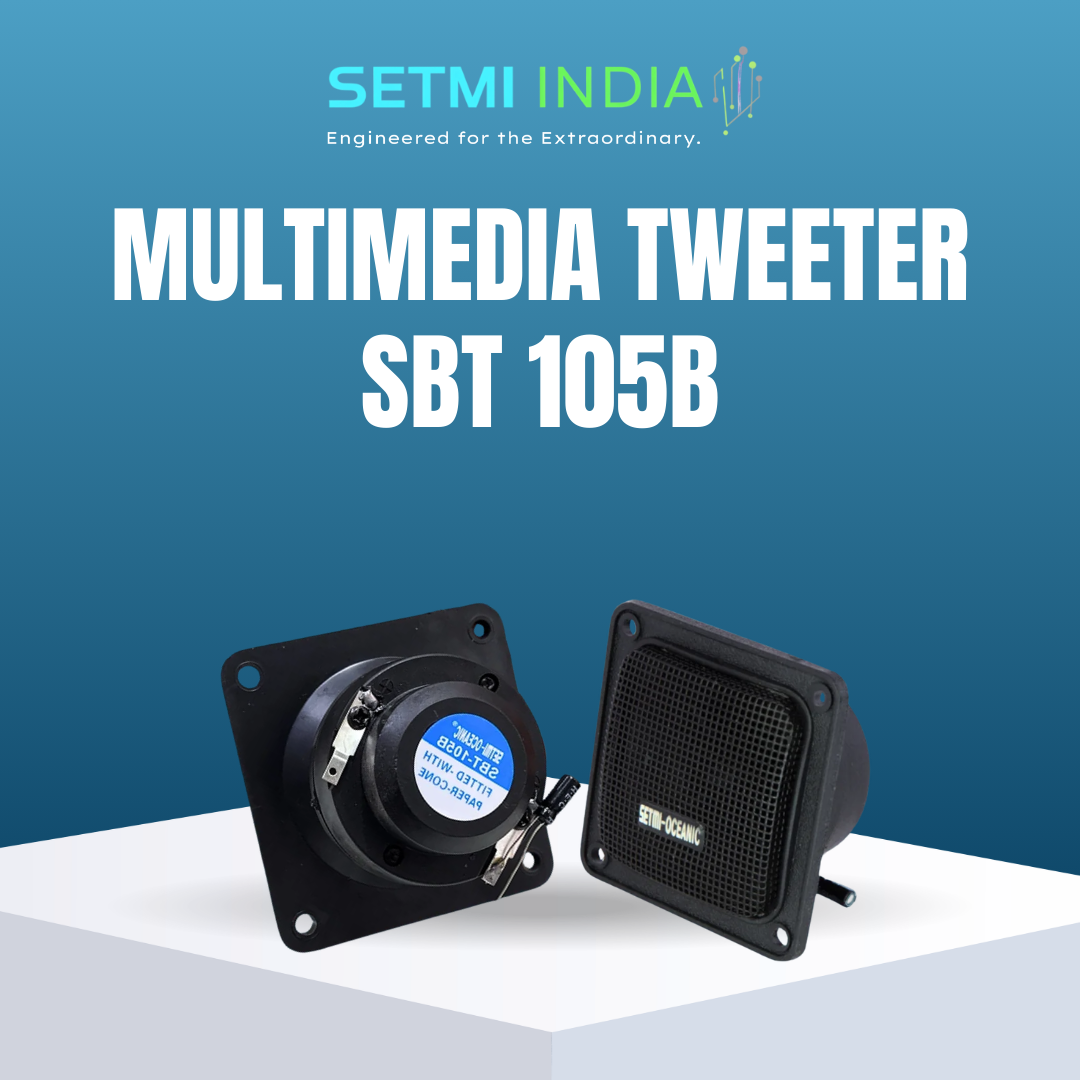 SBT-105B Multimedia Tweeters - Premium High-Frequency Audio Tweeter for Premium Home Playback & DJ Setups