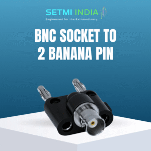 BNC Socket to 2 Banana Pin
