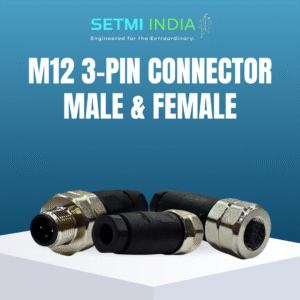M12 3-Pin Connector Male & Female