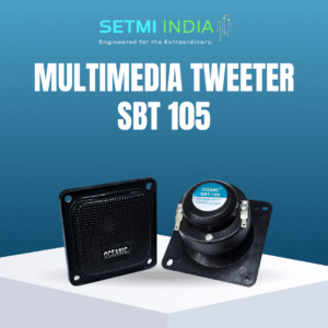 SBT-105 Multimedia Tweeters - Premium High-Frequency Audio Tweeter for Professional Home Audio Systems & PA