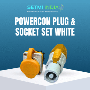 POWERCON PLUG & SOCKET SET WHITE