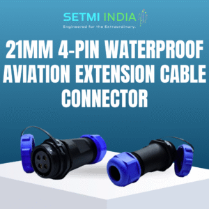 21mm - 4 Pin Waterproof Extension Circular Connector | IP67 |