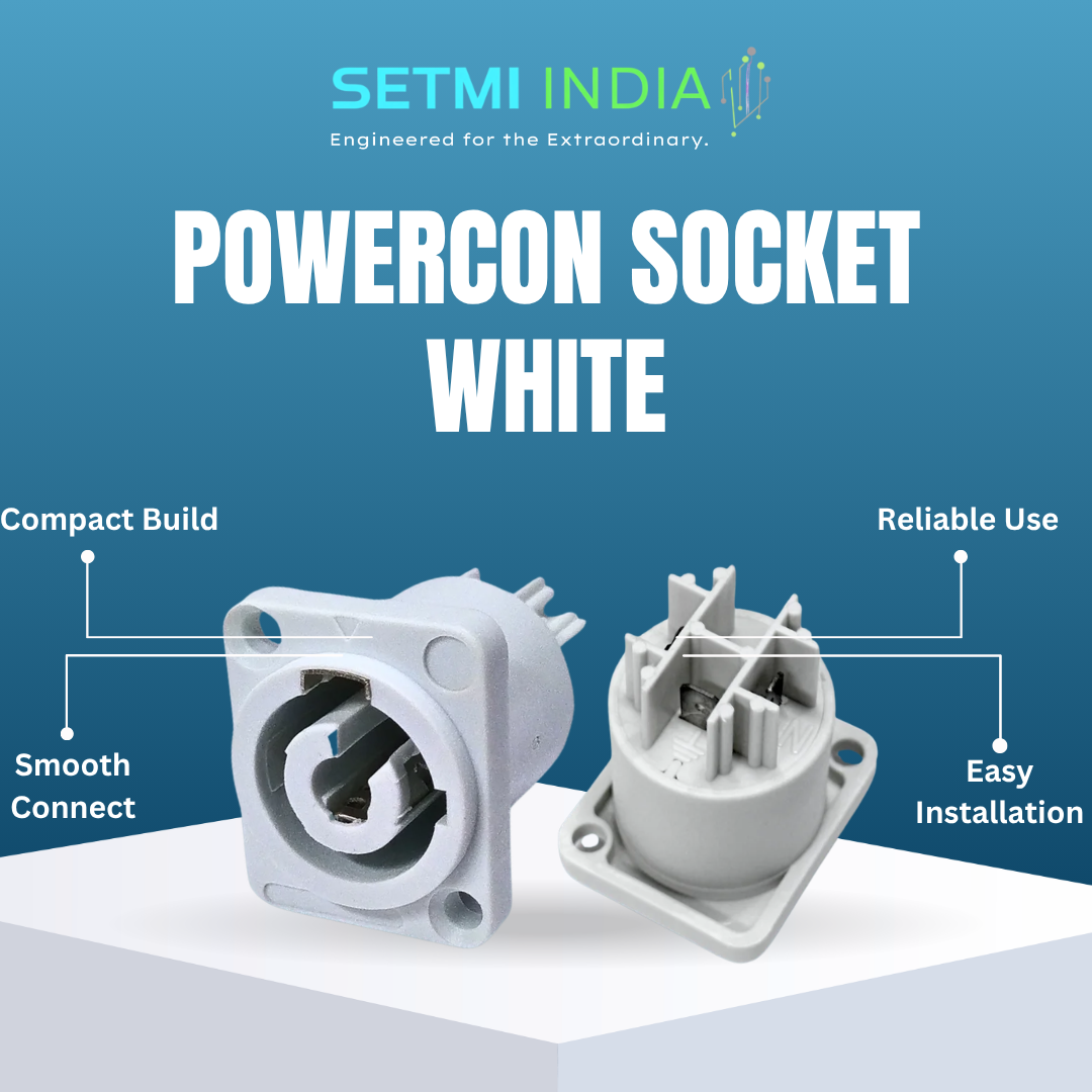 POWERCON SOCKET WHITE - Image 3