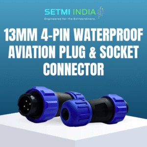 13mm – 4 Pin Waterproof Circular Female Connector | IP67 |